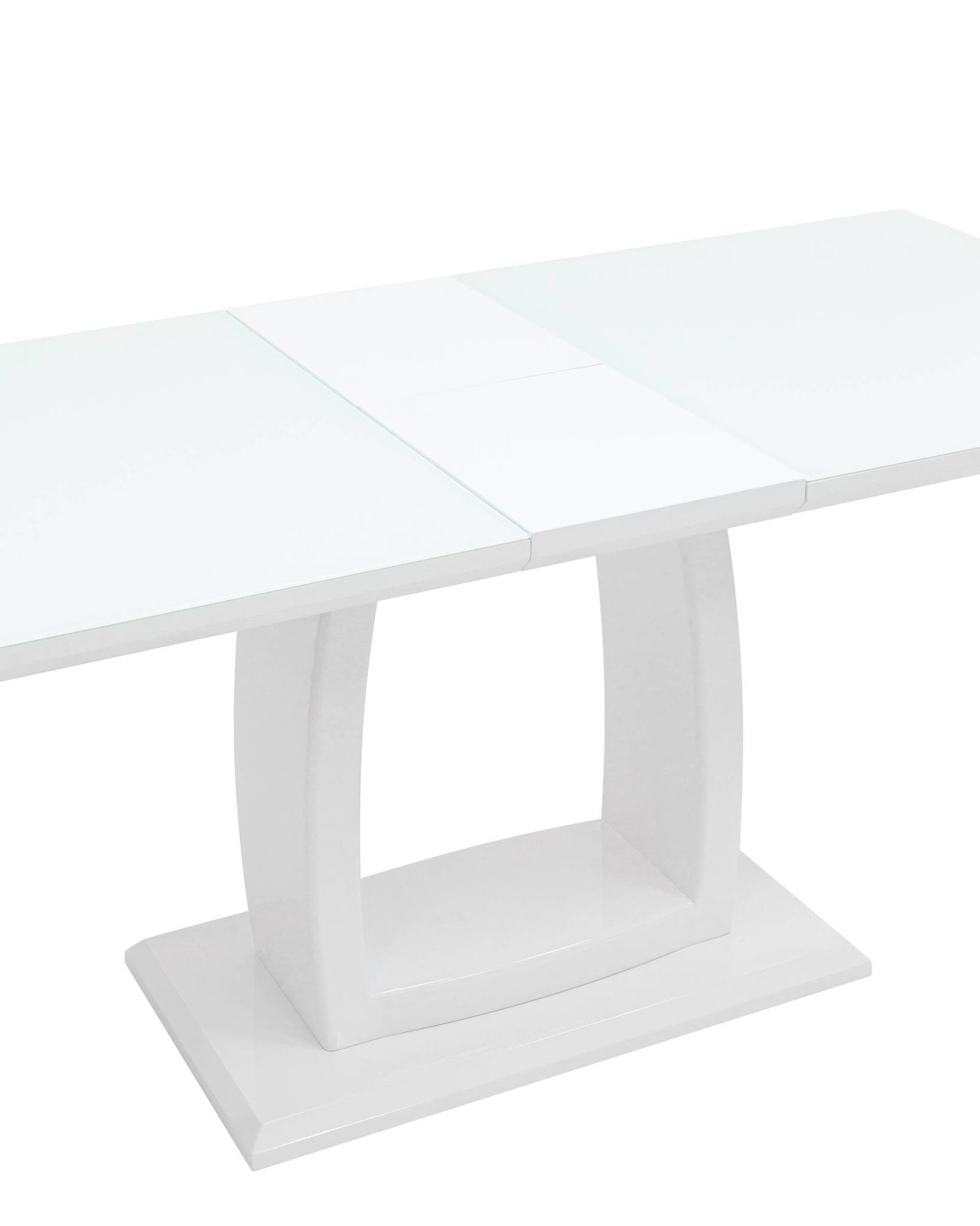 Стол обеденный Орлеан раскладной 140-170*80 глянцевый белый Stool Group