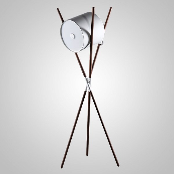 Торшер SHIFT LAMP Dark Brown White by ImperiumLoft