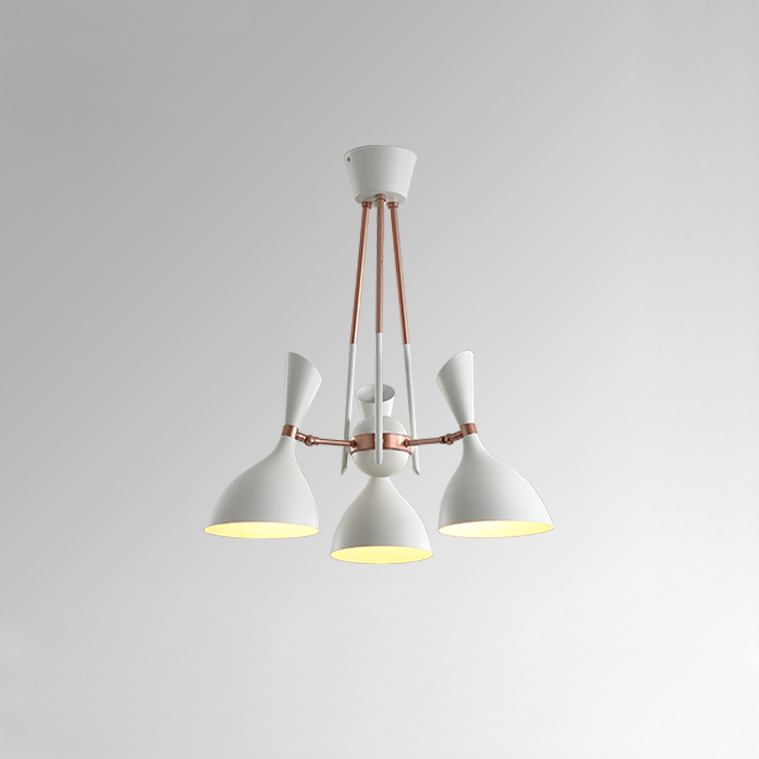 Подвесная люстра TRUMPET D52 White by ImperiumLoft