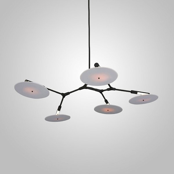 Подвесная люстра DISCS D122 Black by ImperiumLoft