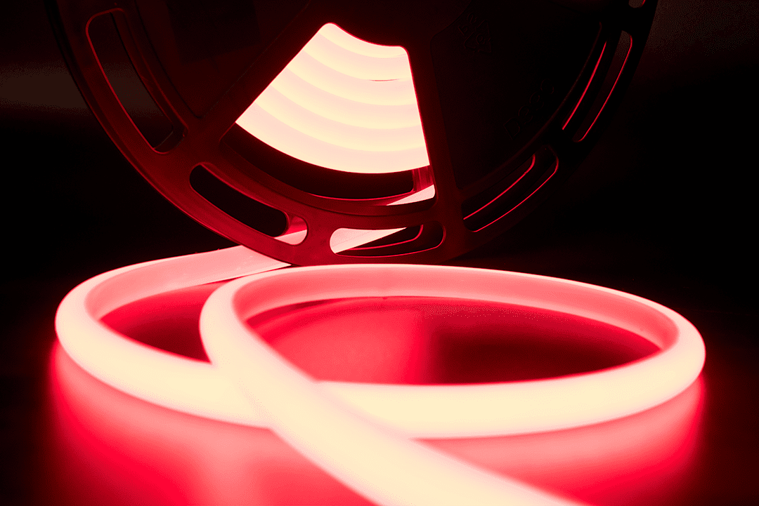 Термостойкая светодиодная лента красного свечения SWG NE8180-24-12-R-68