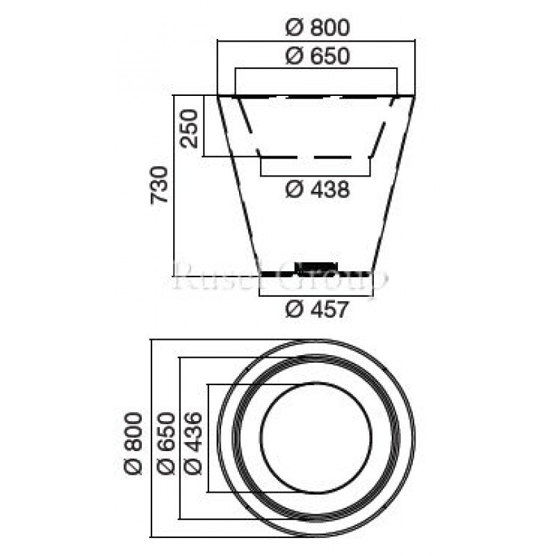 Ваза Linea Light FLOWER 15052
