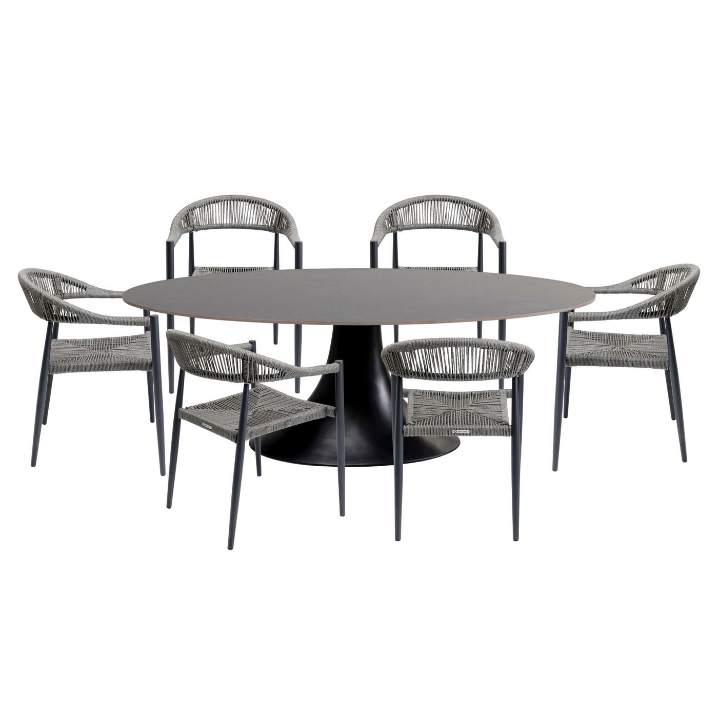 Комплект уличной мебели Palma Possibilita 220cm Grey 7/Set KARE 47447