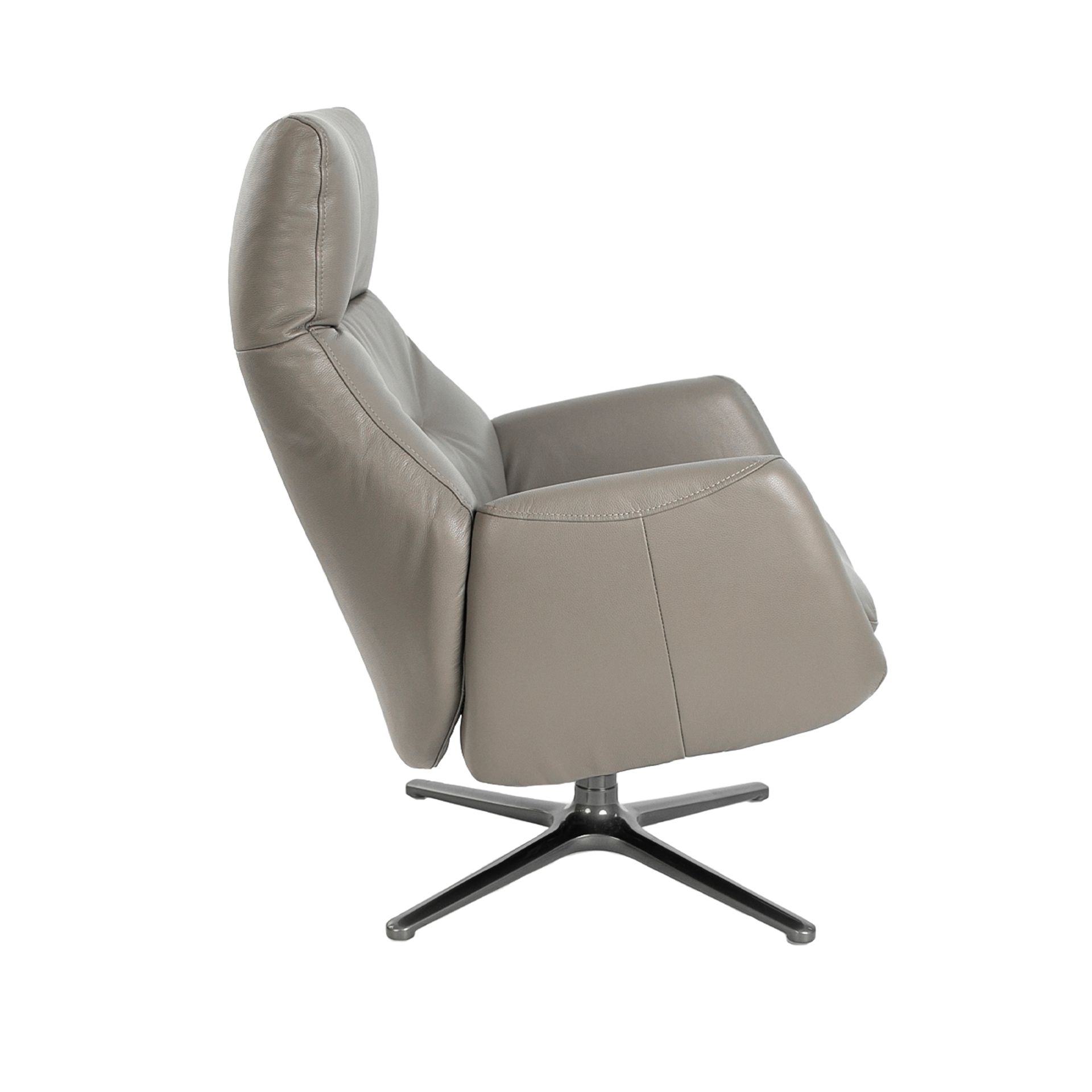 Вращающееся кресло 5092/KF-A001-M5655 кожаное с откидной спинкой Angel Cerda