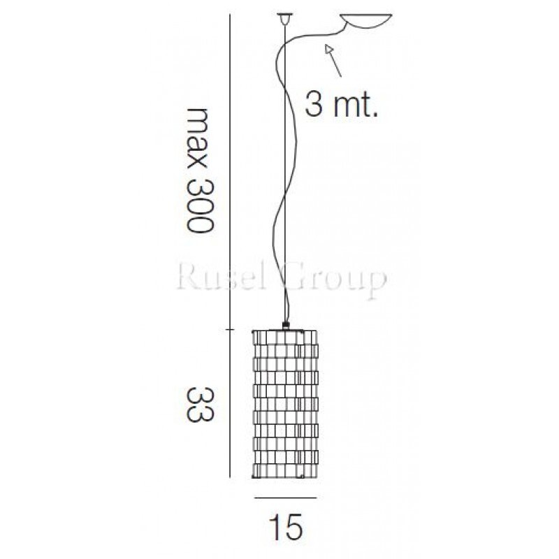 Подвесной светильник Vistosi TAHOMA SP 11 D1