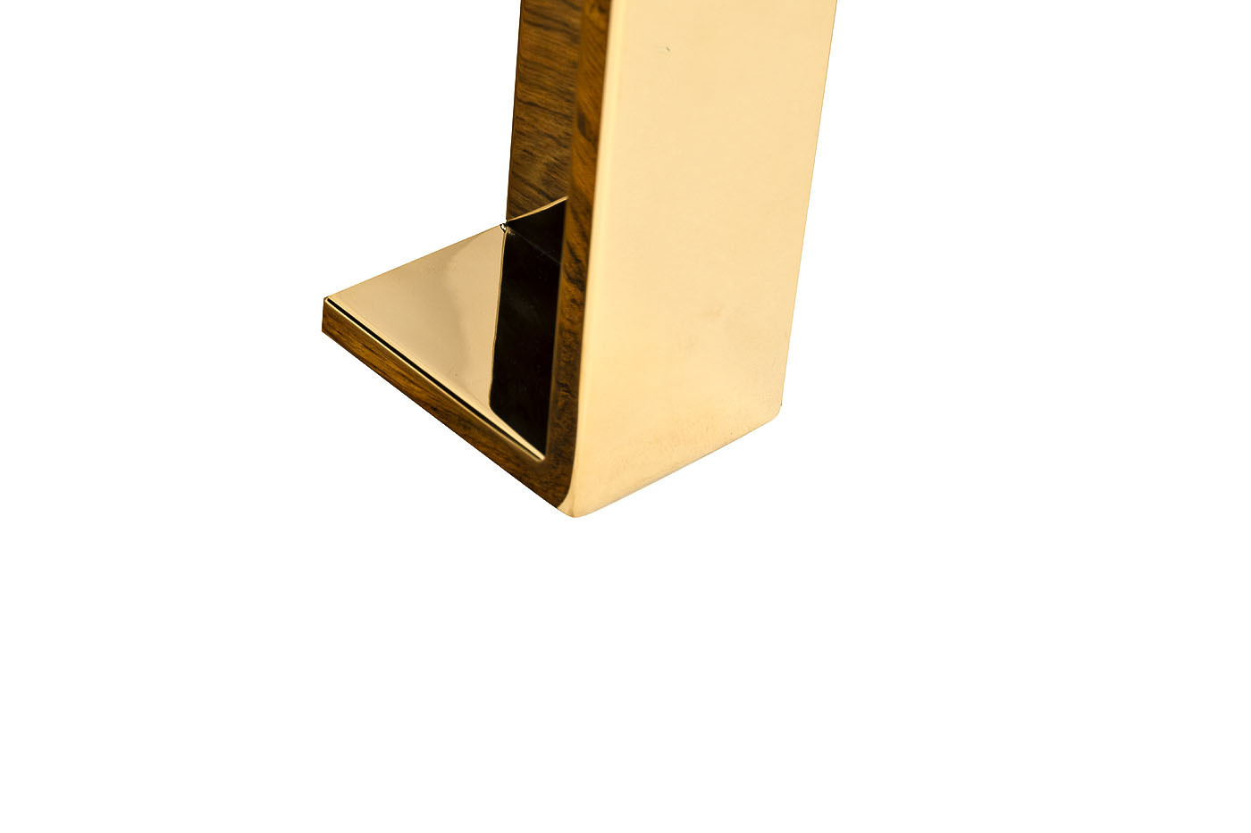 Стол обеденный Golden Prism коричневый/золото Garda Decor 84HB-DT319T