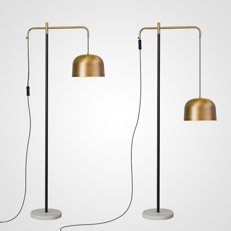 Торшер DOME Brass by ImperiumLoft