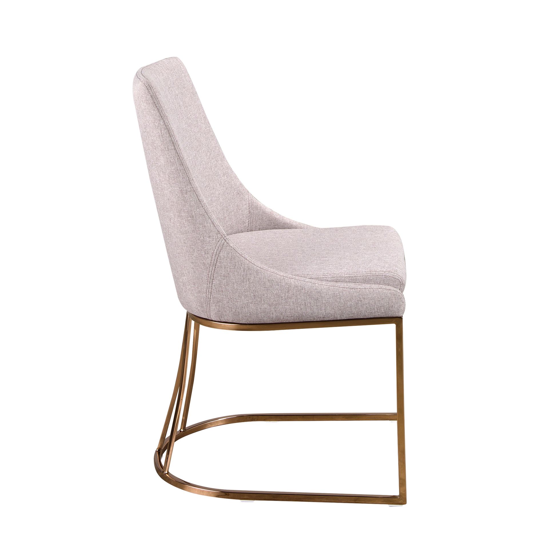 Стул 4182 из серой ткани Angel Cerda