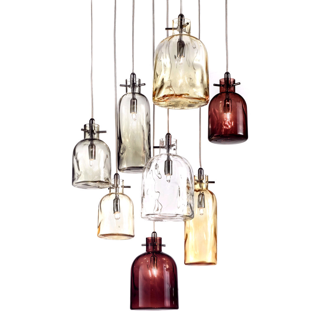 Подвесной светильник Selene Illuminazione Bossa Nova smoke 2762-030