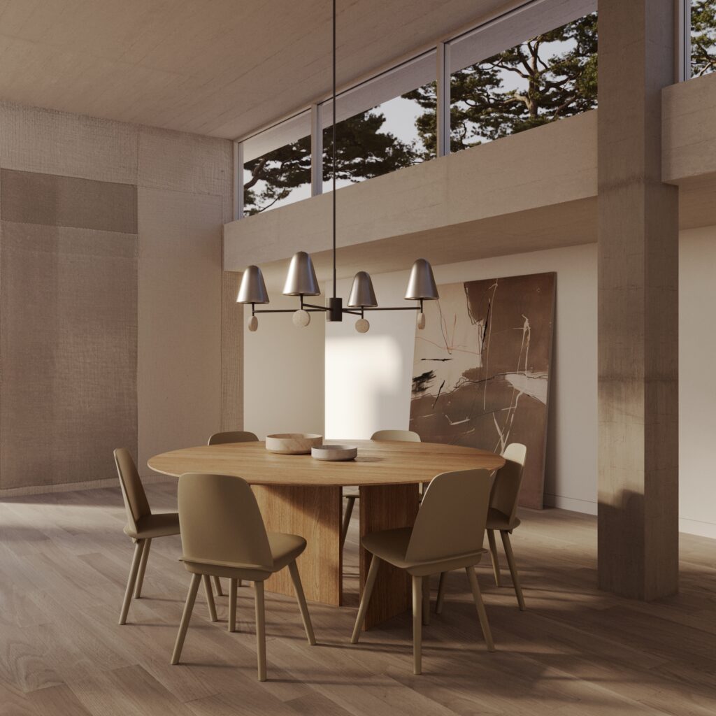 Люстра Stor 5L отделка черный мрамор Aromas del Campo