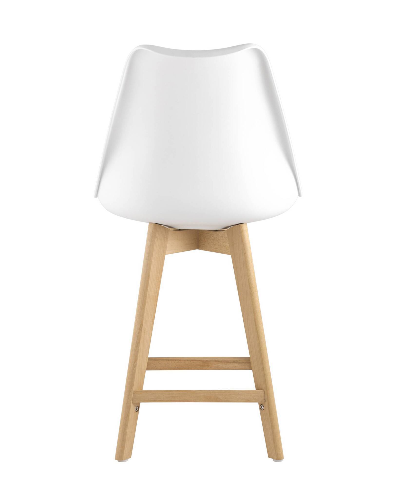 Стул полубарный FRANKFURT белый Stool Group