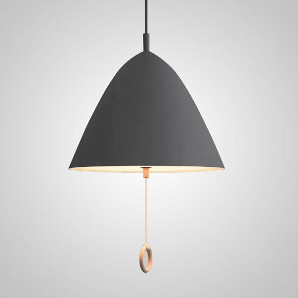 Подвесной светильник HUG D33 black by ImperiumLoft