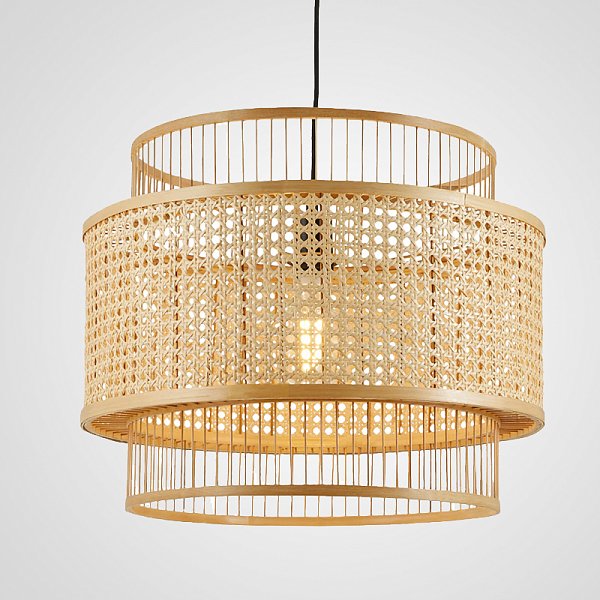 Подвесной светильник из бамбука DROPI D50 by ImperiumLoft