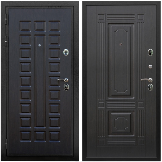 Дверь входная Graf Триумф МДФ 16 мм ФЛ-183 Венге / МДФ 16 мм ФЛ-2 Венге