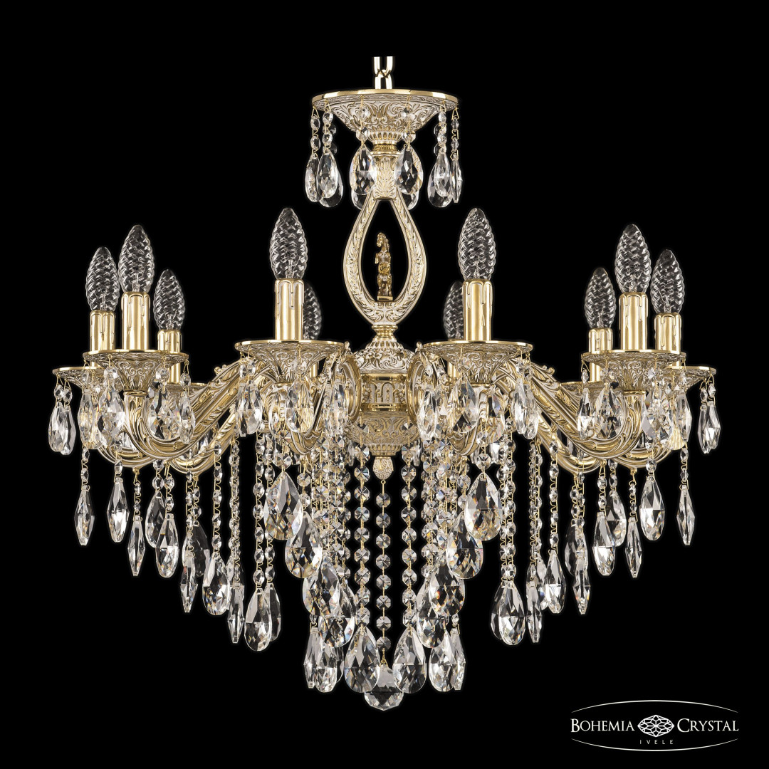 Люстра бронзовая с хрусталём 71402/10/210 B GW FH1S