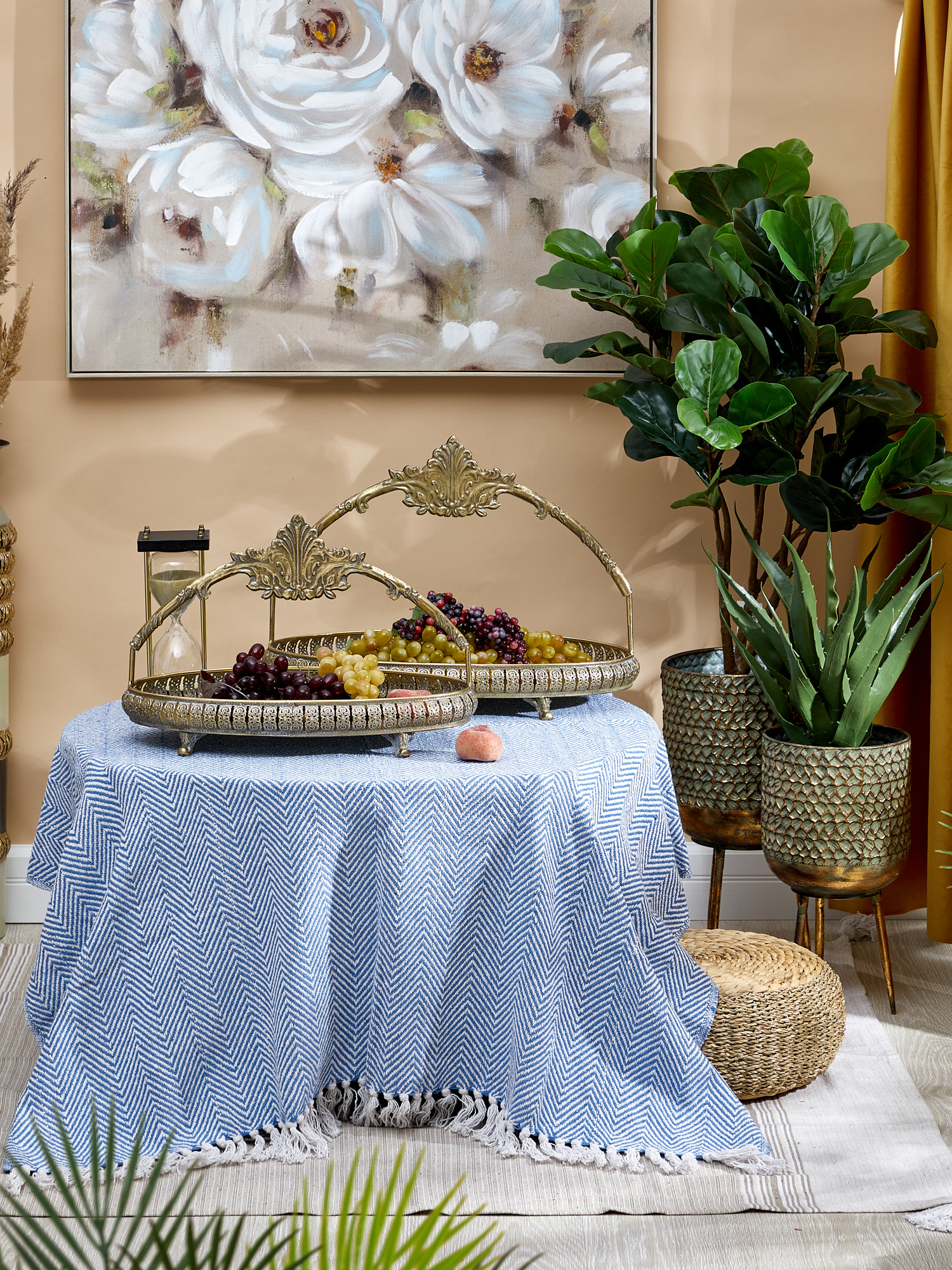 Блюда с ручками Эфиопия, набор Glasar 57-245