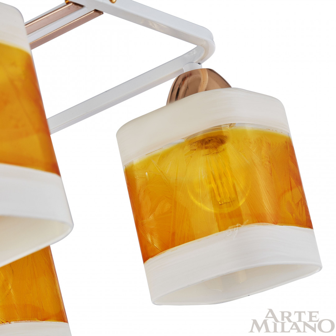 Люстра с плафонами 322008/6 WH+FG Arte Milano