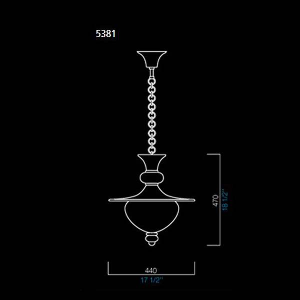 Подвесной светильник Barovier & Toso 5381/OO