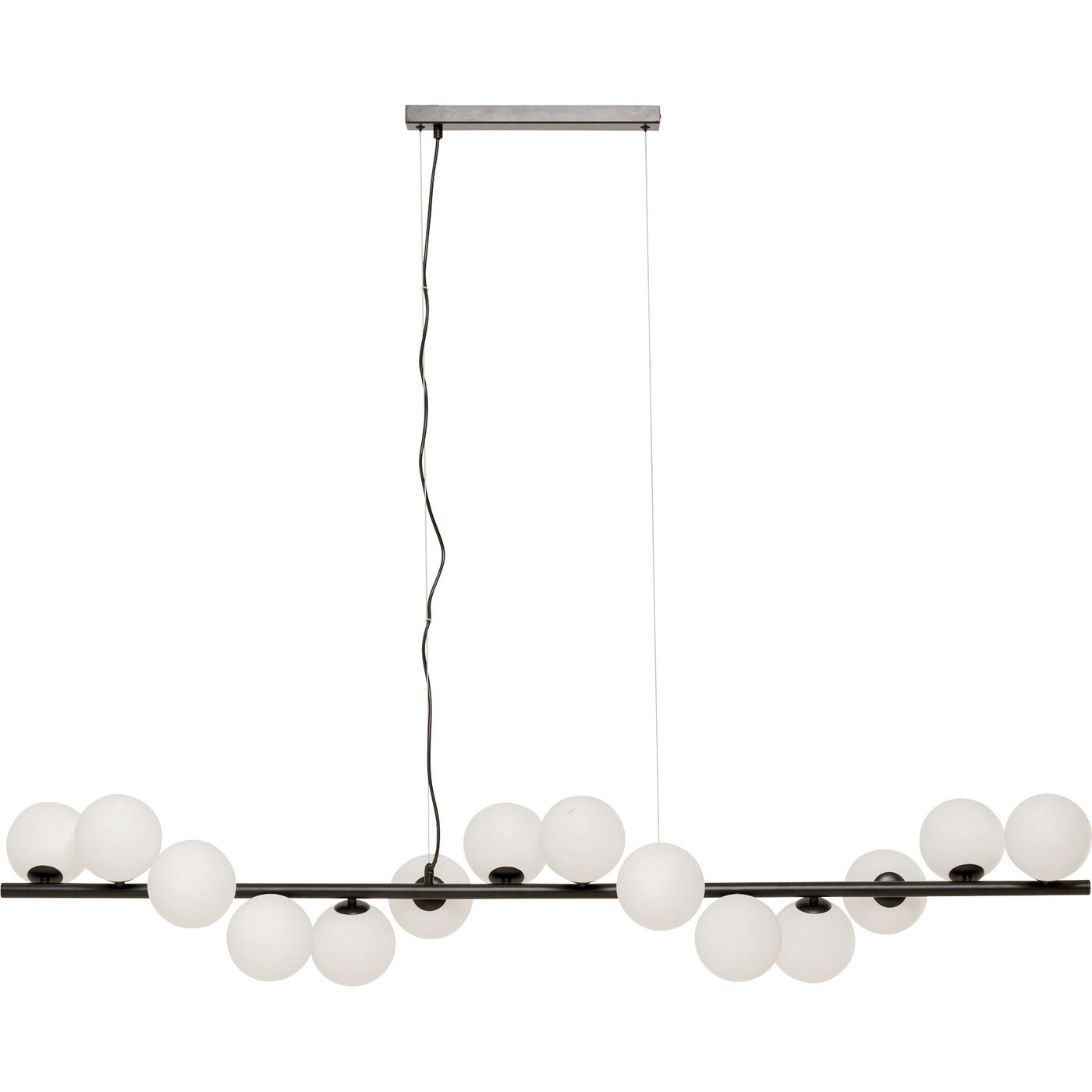 Светильник подвесной Scala Balls Black 150cm KARE 56903