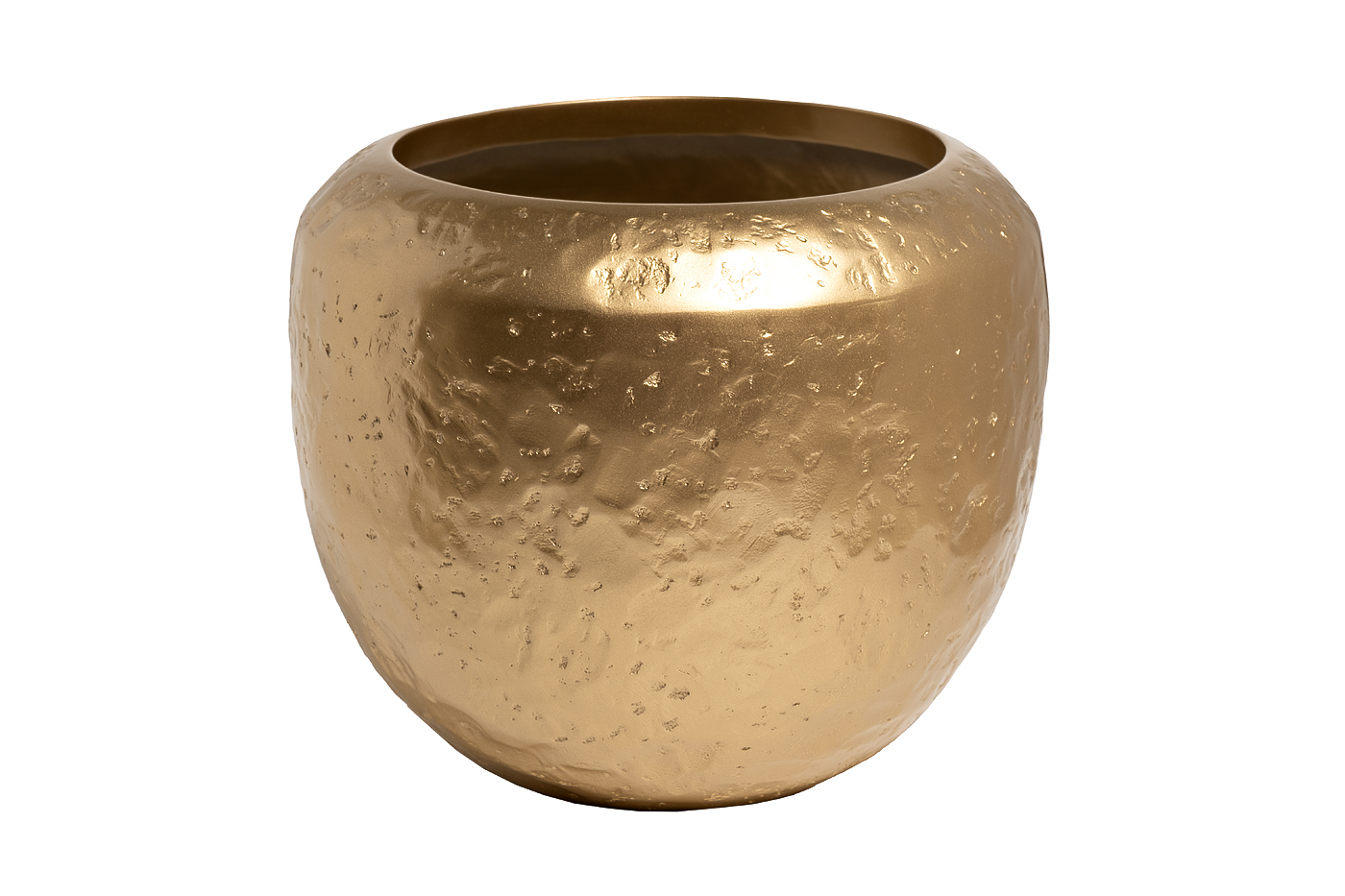 Кашпо золотое с фактурной поверхностью Garda Decor ZS2063-33GL