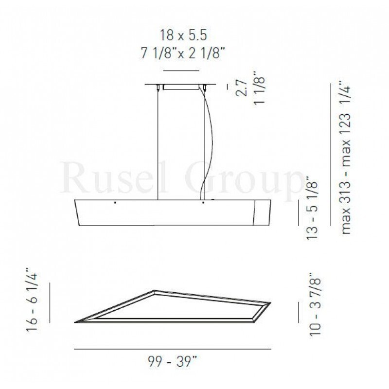 Подвесной светильник AXO LIGHT SHATTER SP P