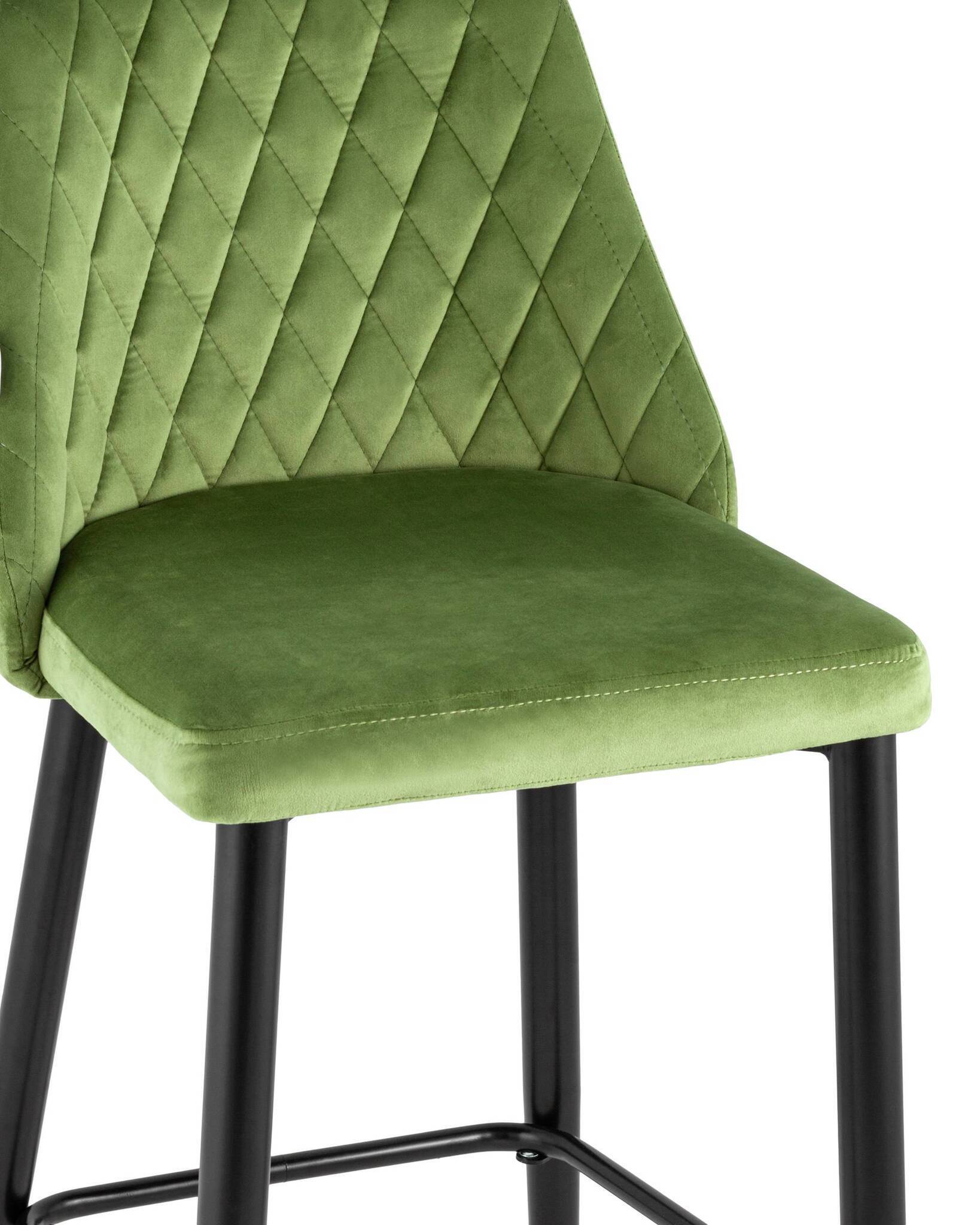 Стул барный Диего велюр травяной Stool Group