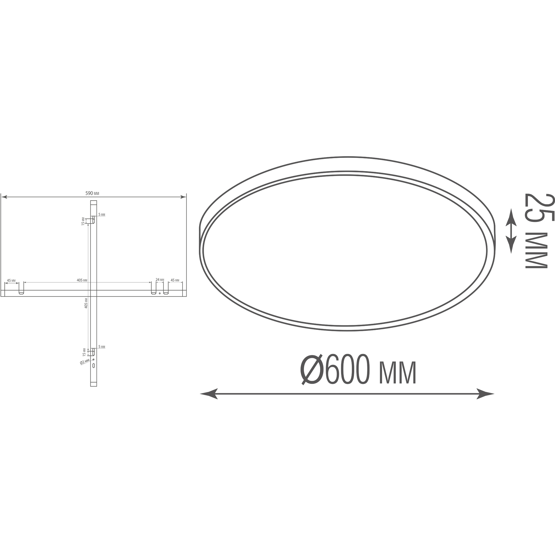 Накладной светодиодный светильник Donolux DL20171R48NW1W