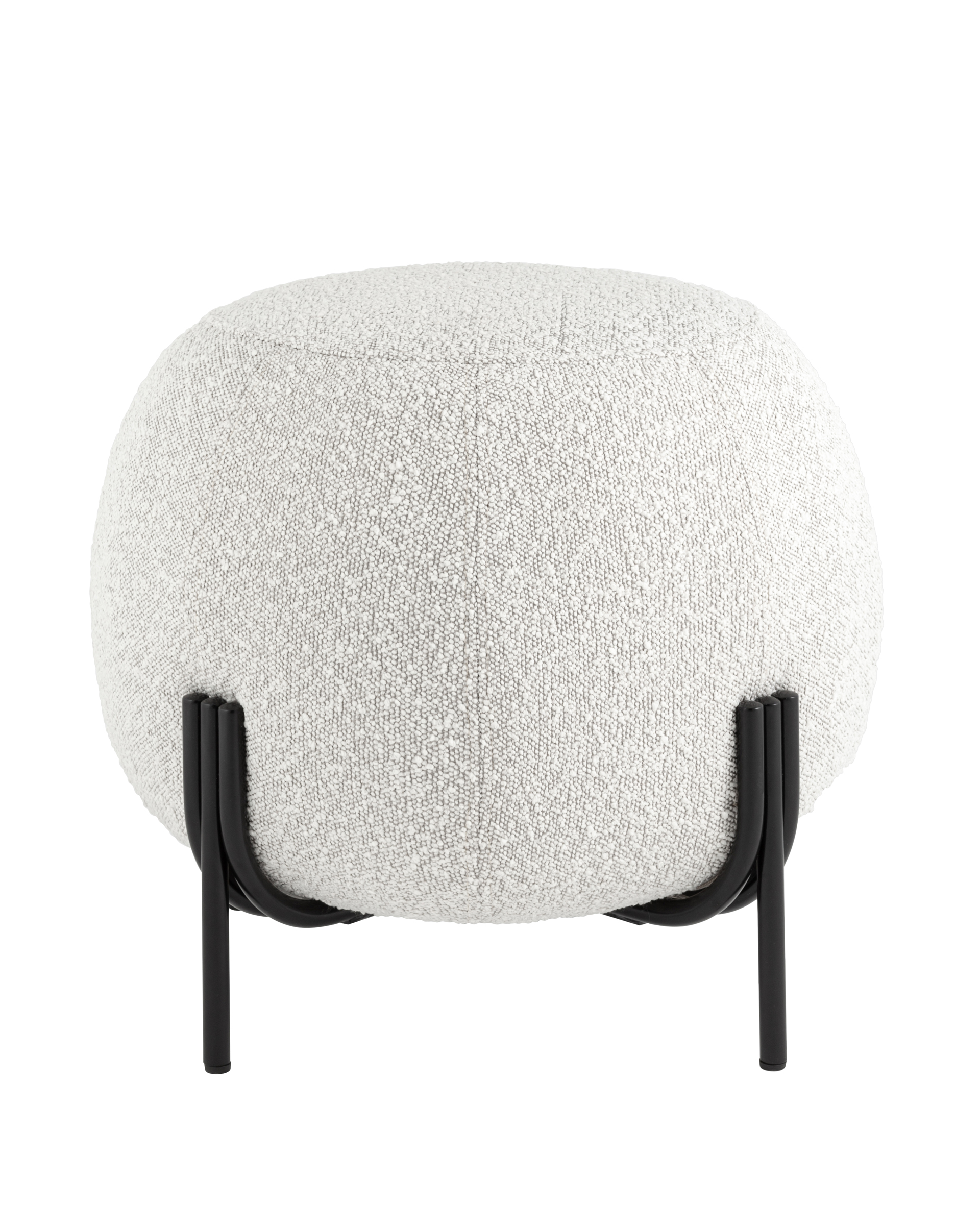 Пуф Флик букле молочный Stool Group