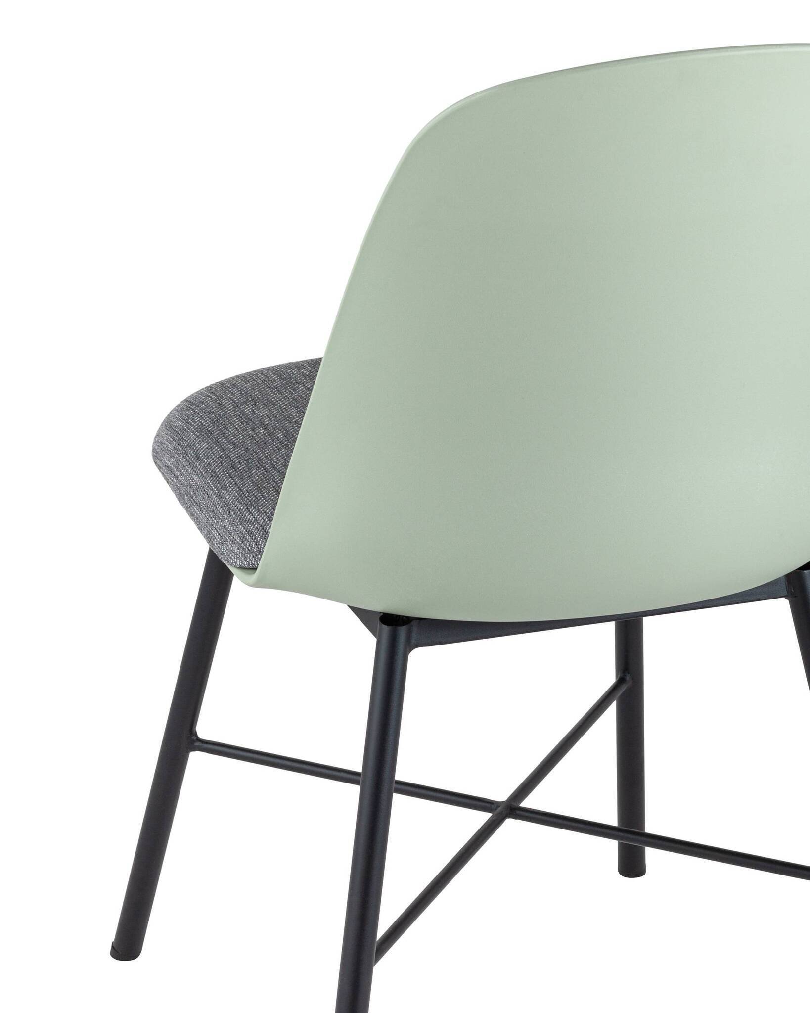 Стул Shell серо-зеленый Stool Group