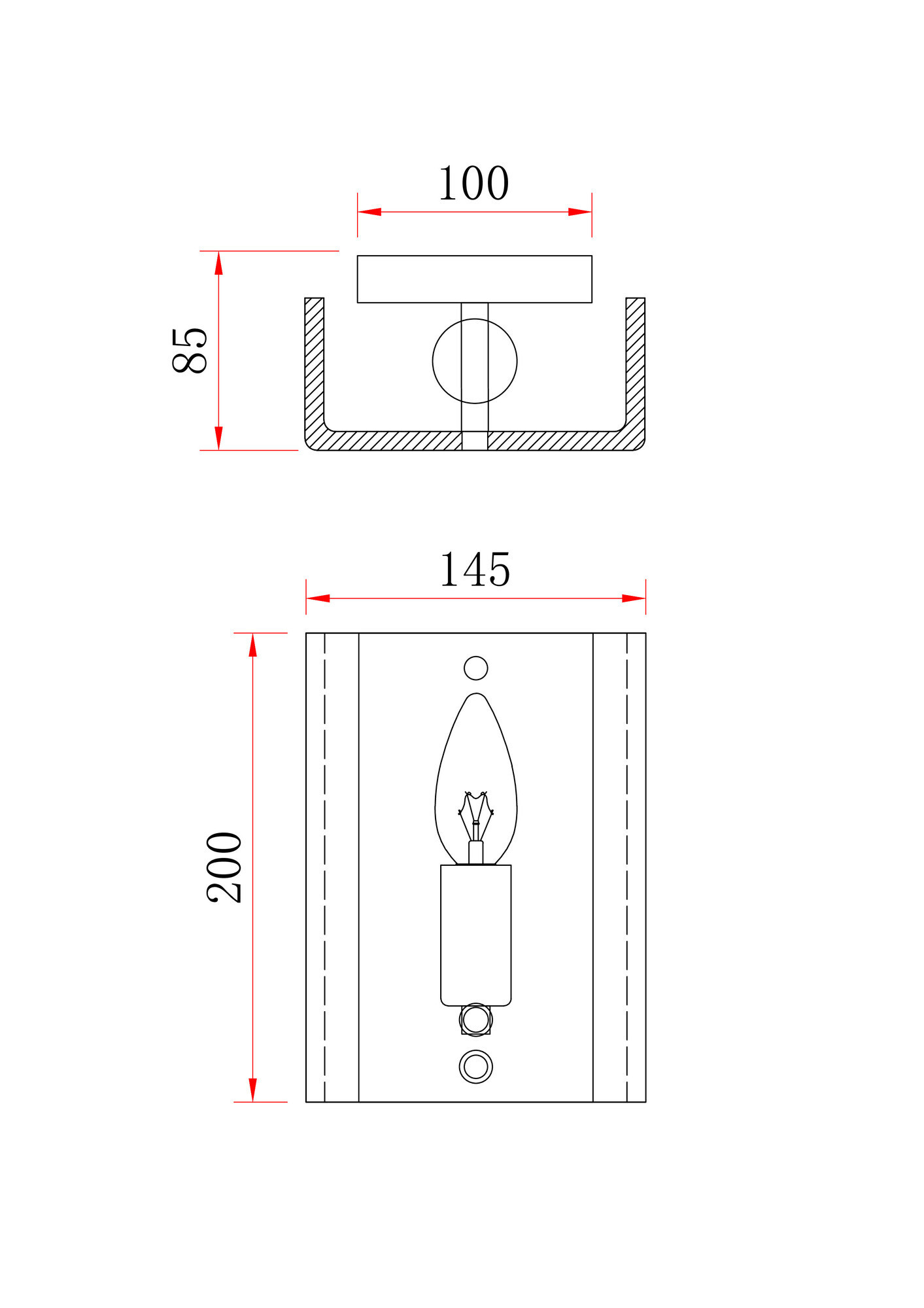 Настенный светильник Freya FR5190WL-01BS2