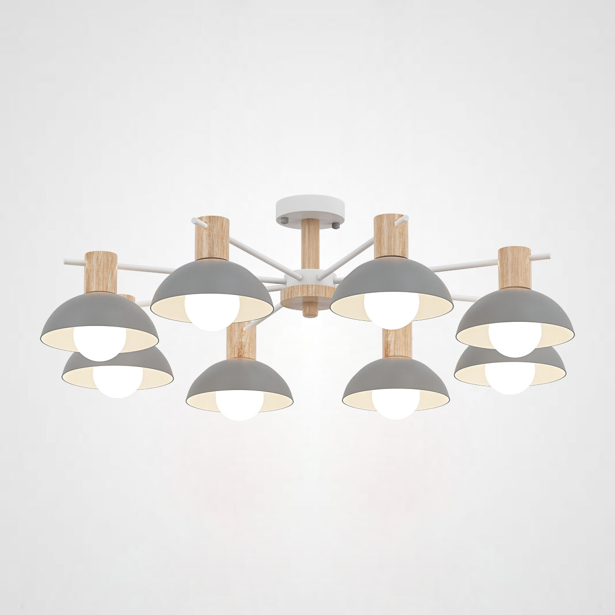 Люстра на штанге DOS D83 Grey by ImperiumLoft