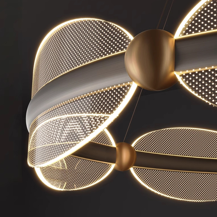 Кольцевые люстры и светильники ELIS D80 by ImperiumLoft