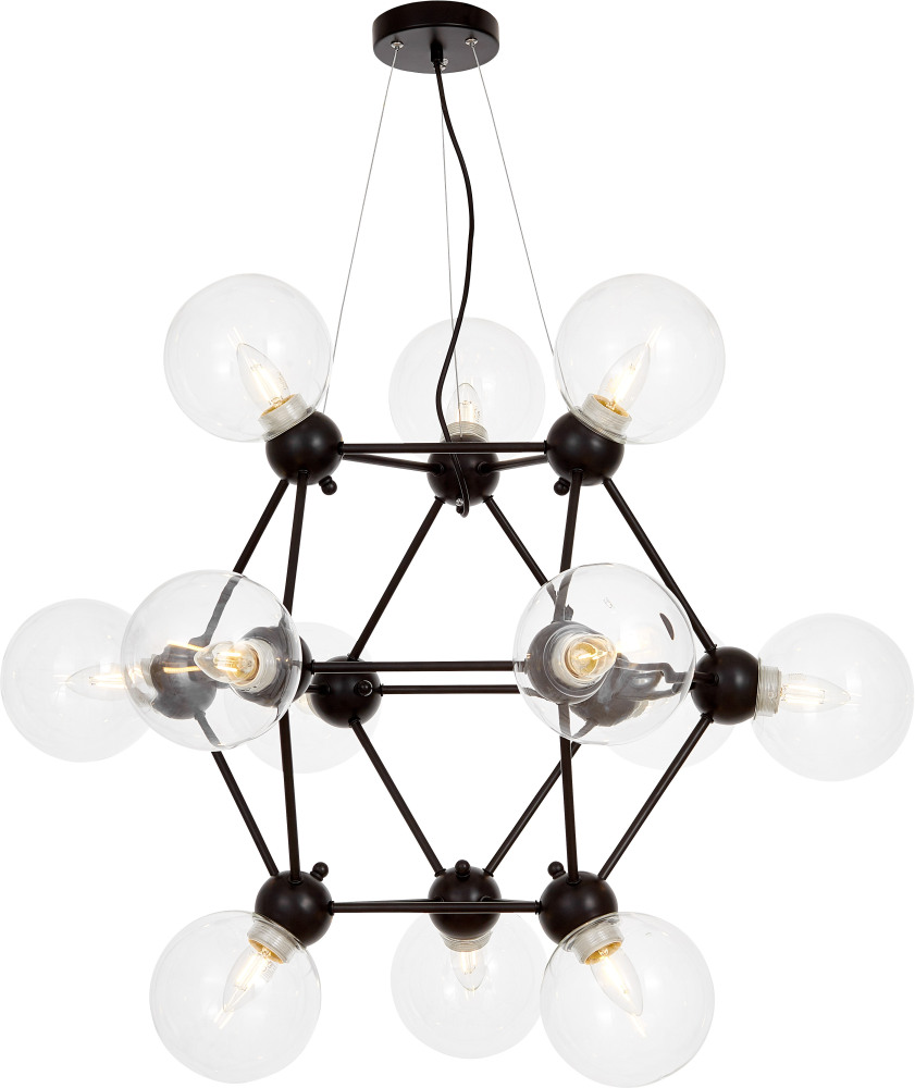 Подвесной светильник Lumina Deco LDP 160N-12 BK+PR