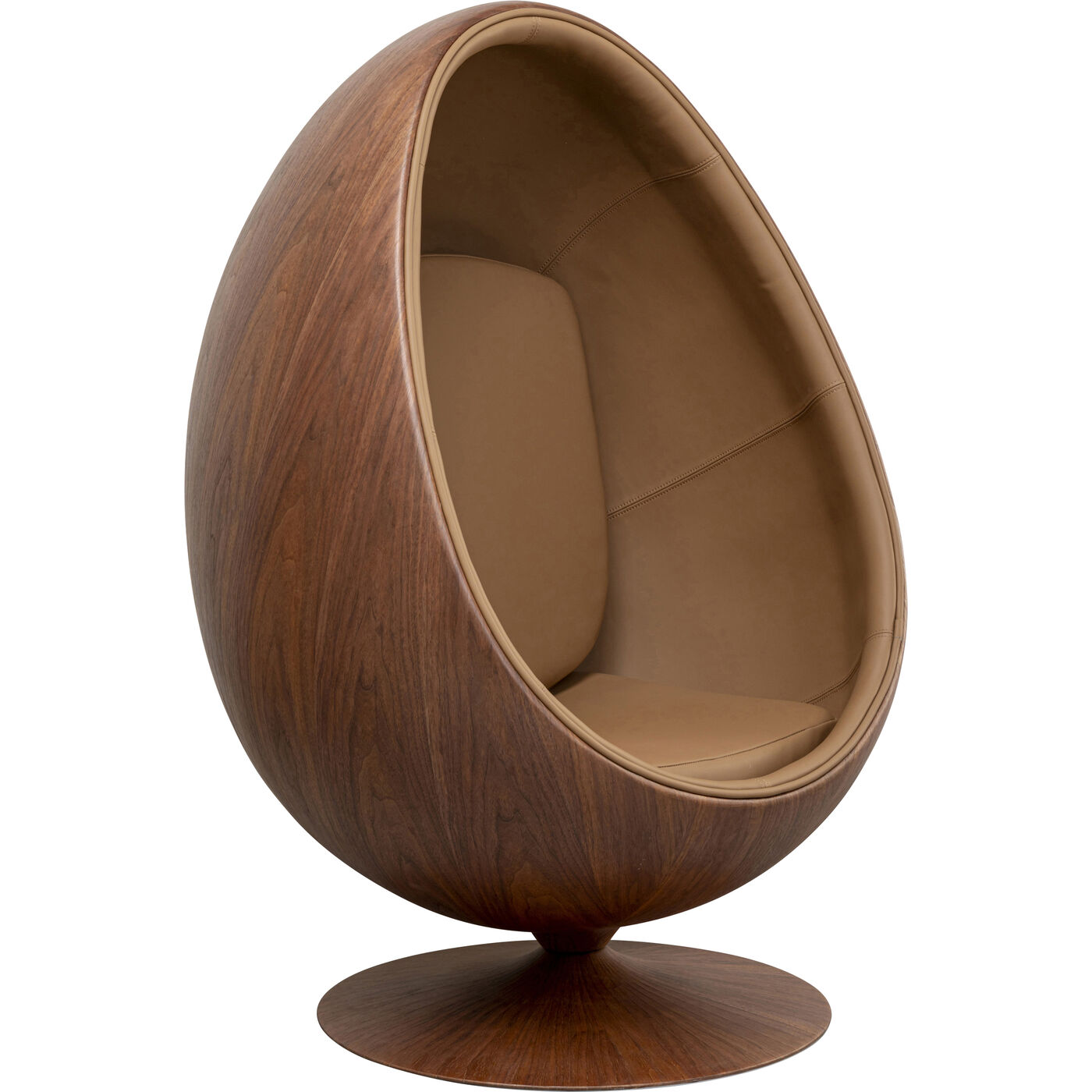 Кресло вращающееся Eye Ball Walnut KARE 70606