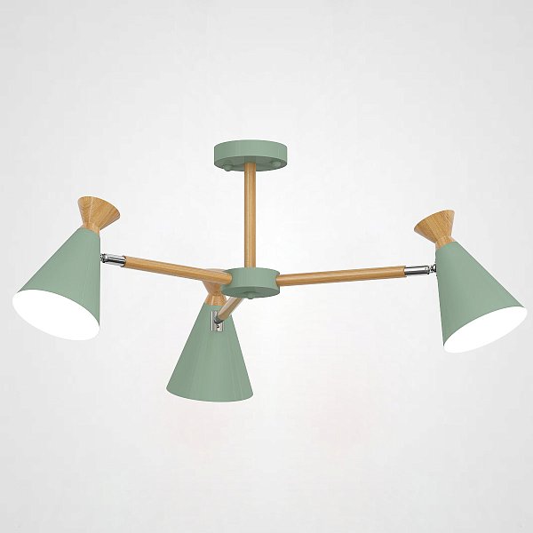 Люстра на штанге OLA D60,5 Green by ImperiumLoft