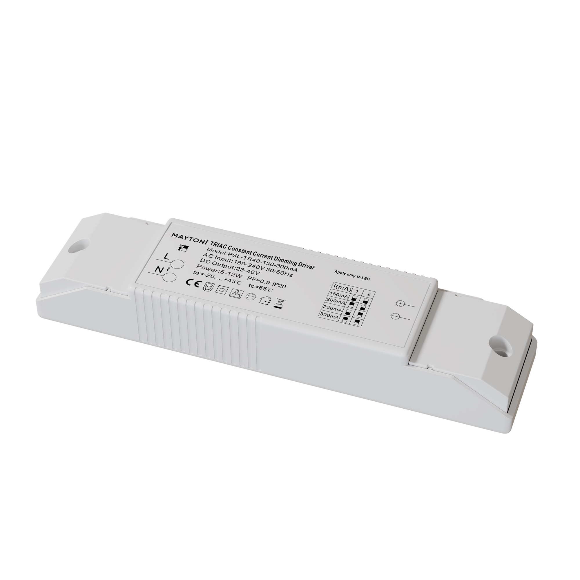 Источник тока Lighting control PSL-TR40-150-300mA