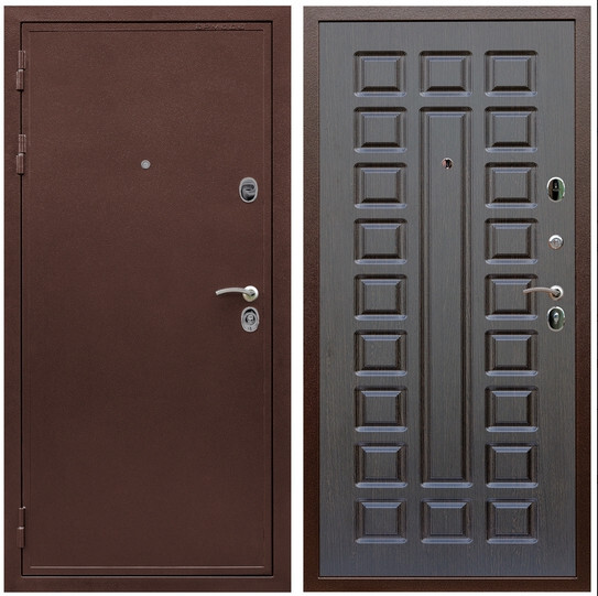 Дверь входная Graf Престиж 2 Антик медь / МДФ 16 мм ФЛ-183 Венге