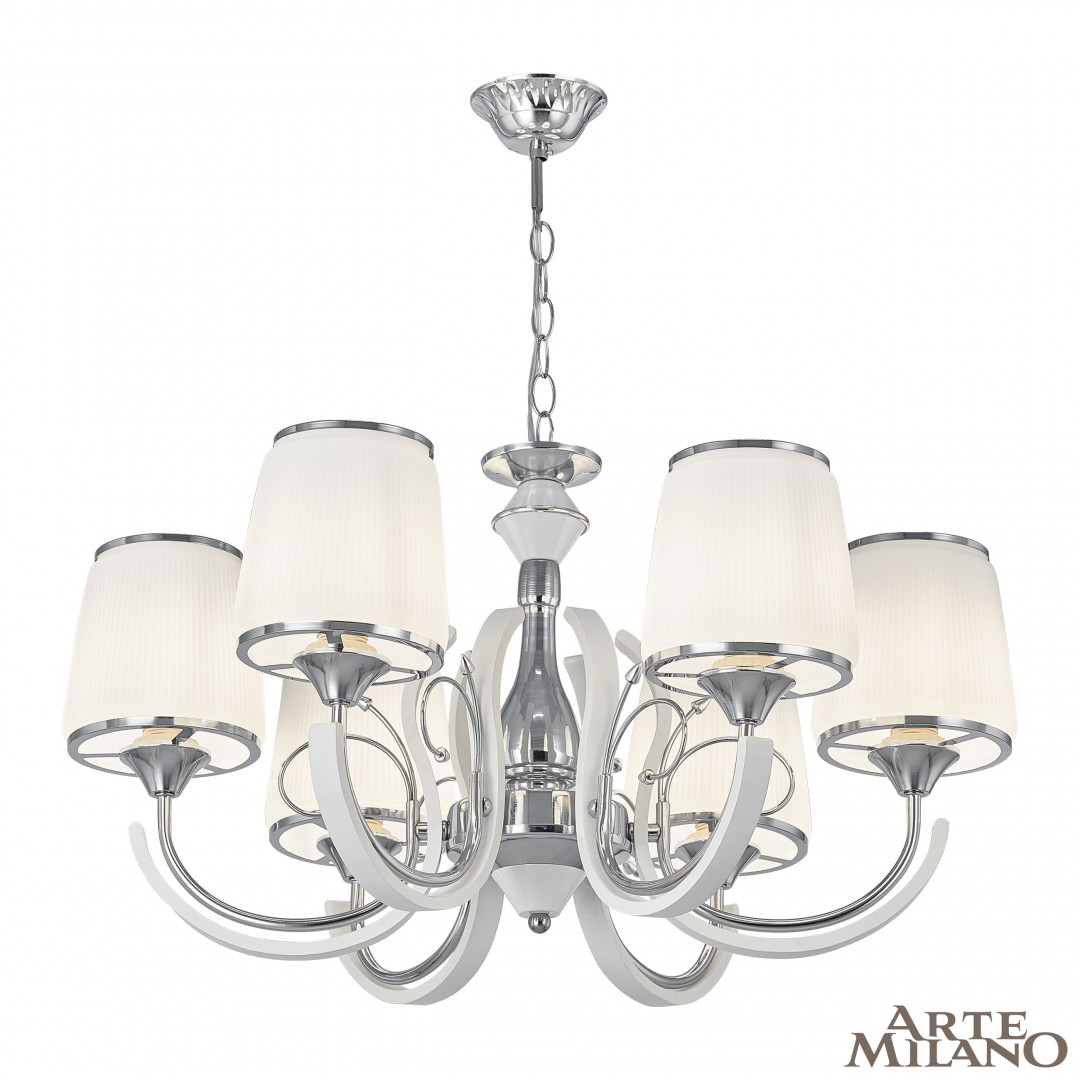 Люстра подвесная с плафонами 309247/6 Wh/Ni Arte Milano