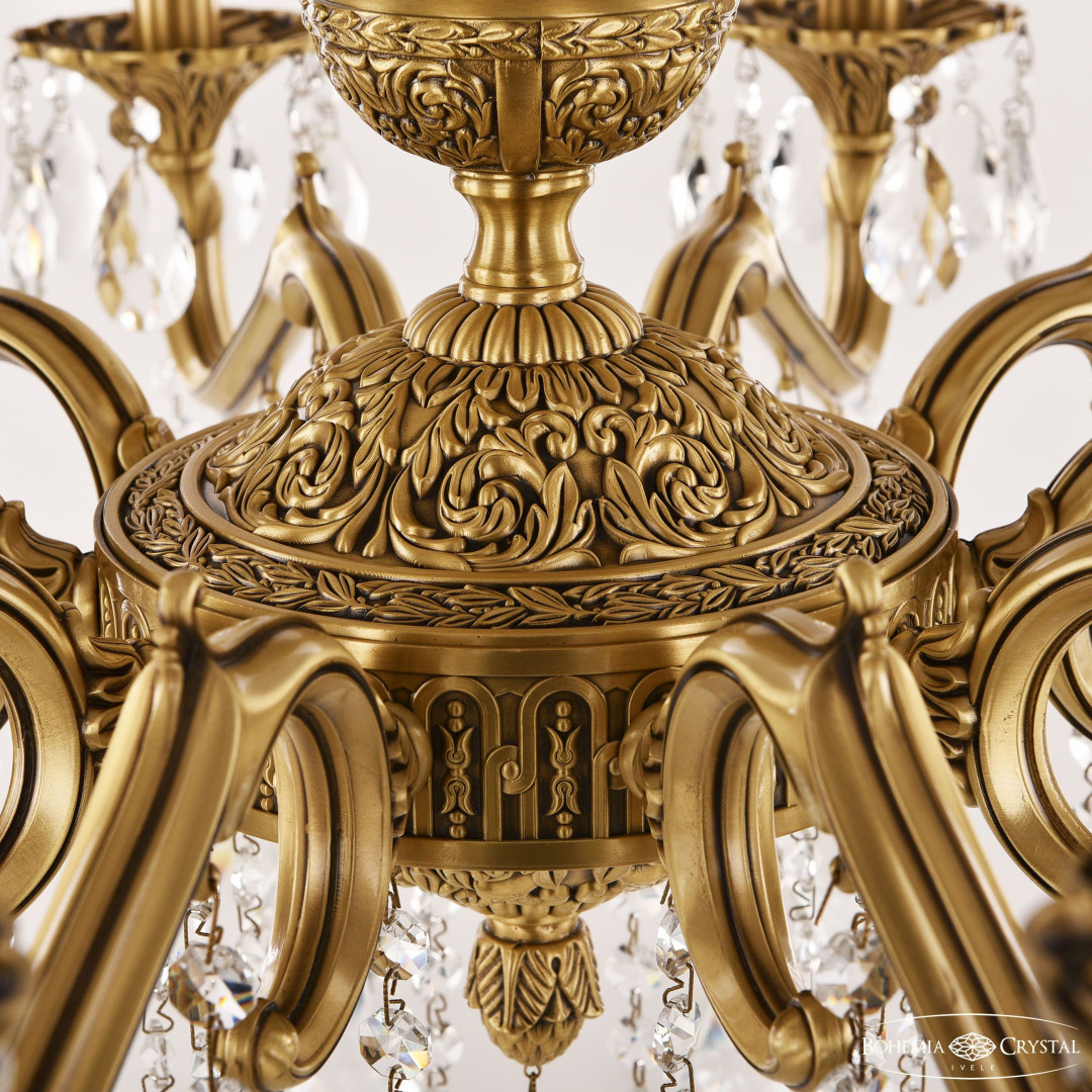 Люстра бронзовая с хрусталём 72202/10/250 A FP