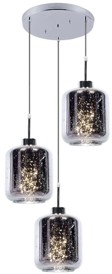 Подвесной светильник Lumina Deco LDP 6811-3 RD CHR