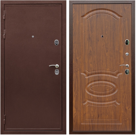 Дверь входная Graf Престиж 2 Антик медь / МДФ 16 мм ФЛ-139 Мореная береза