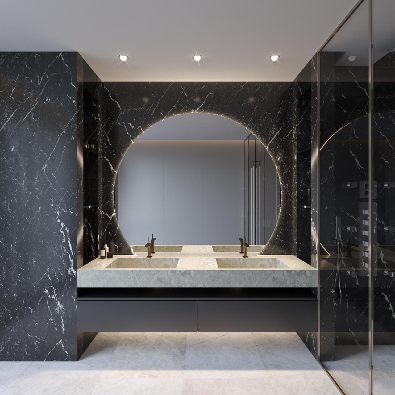 Светильник влагозащищенный встраиваемый светодиодный с переключателем цветовой температуры Novotech 359434