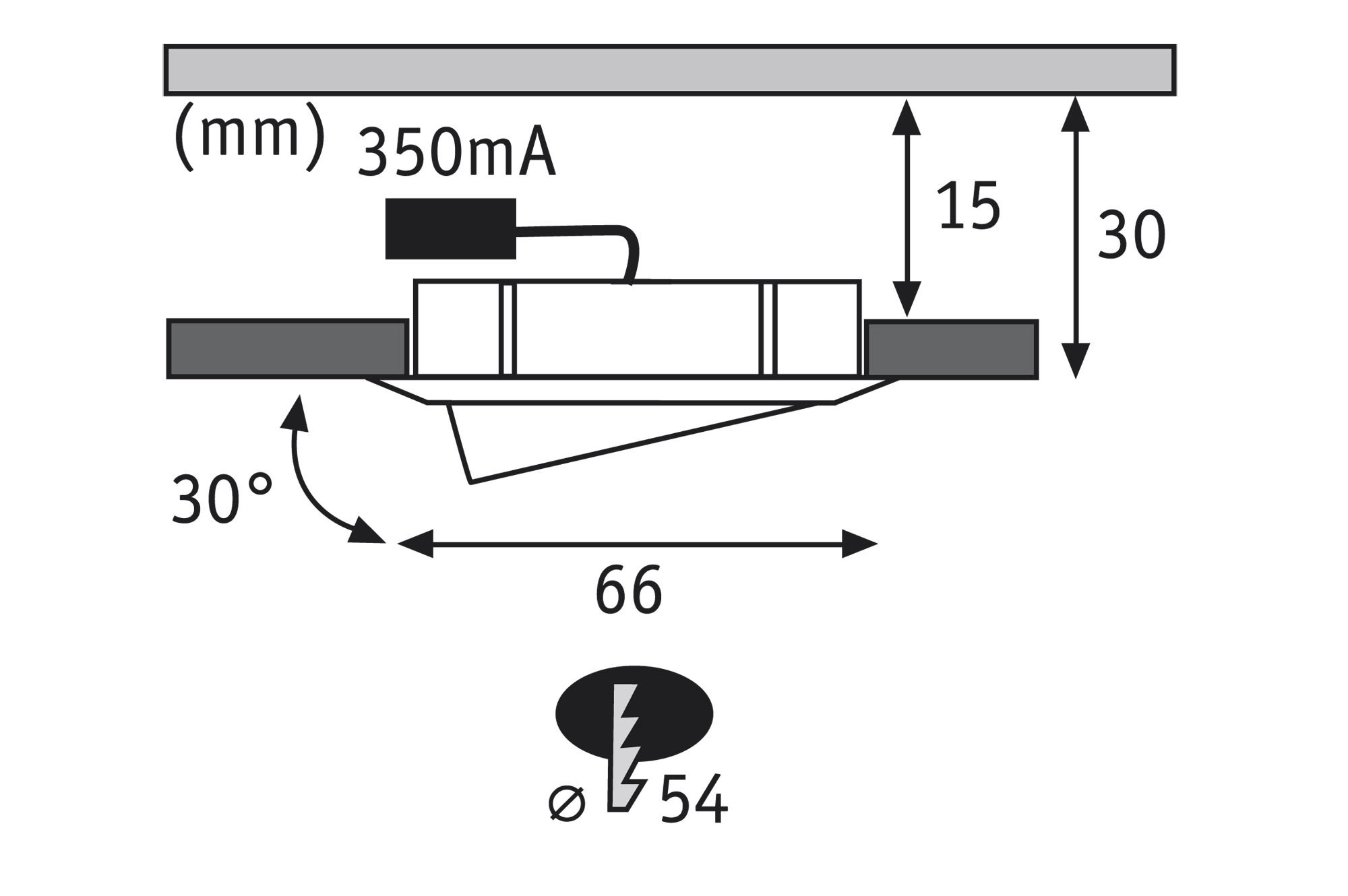 Встраиваемый светильник Paulmann 92092