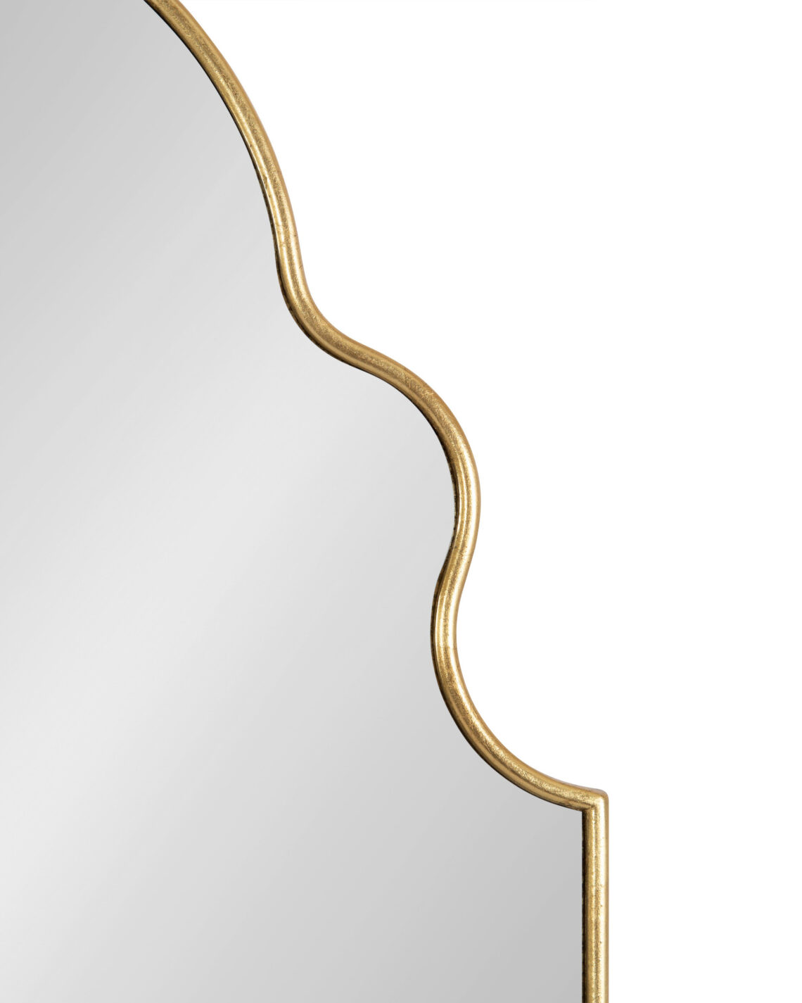 Зеркало в золотой раме Шифа Louvre Home LHDWM071123SH