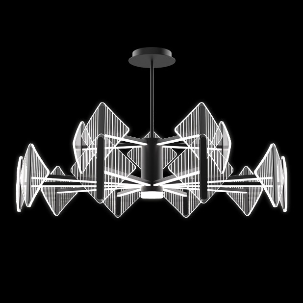 Потолочная люстра KEEN L15 Black by ImperiumLoft