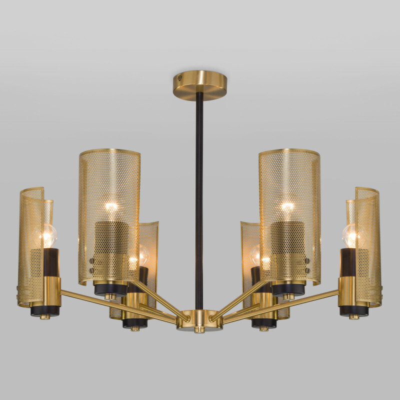 Люстра на штанге Eurosvet 70139/6 латунь