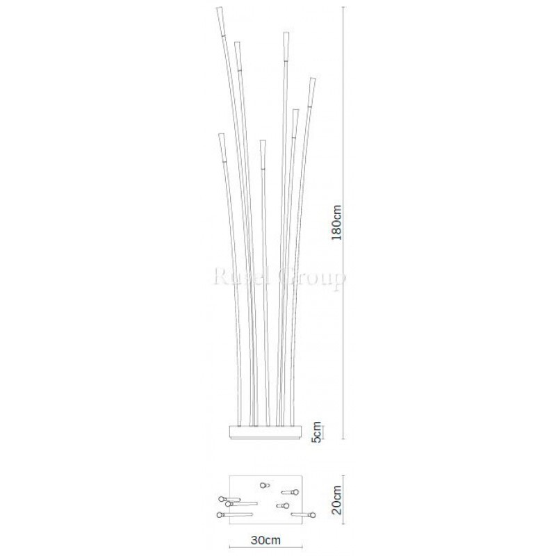 Напольный светильник Fabbian Giunco F14 C01 01