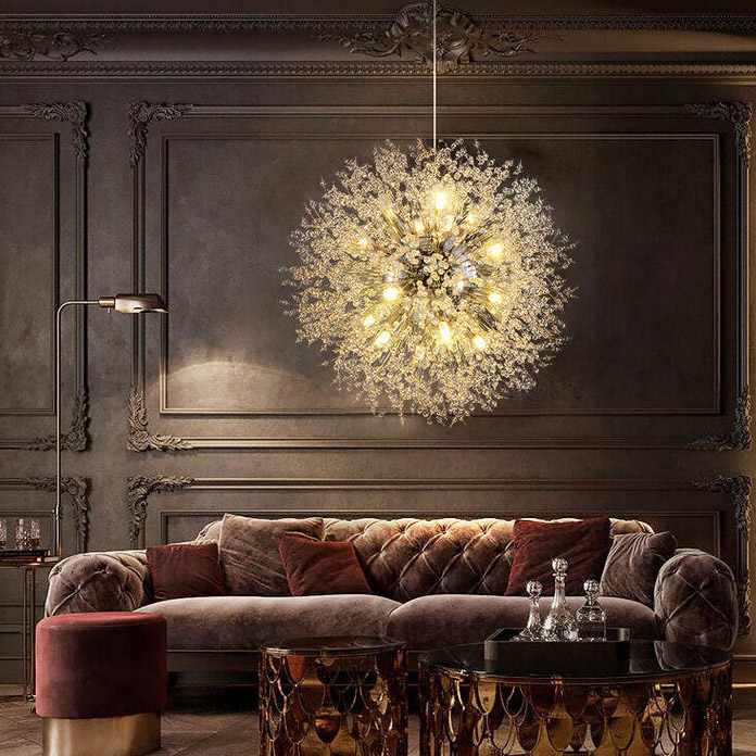 Подвесная люстра ROSALIA D55 Gold by ImperiumLoft