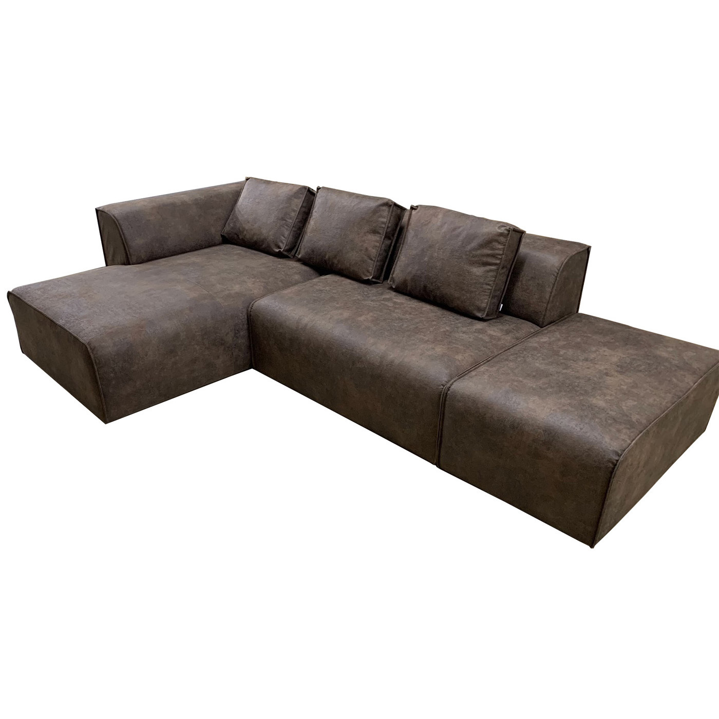 Диван угловой Ткань Иск.Замша KARE Industrial K00427