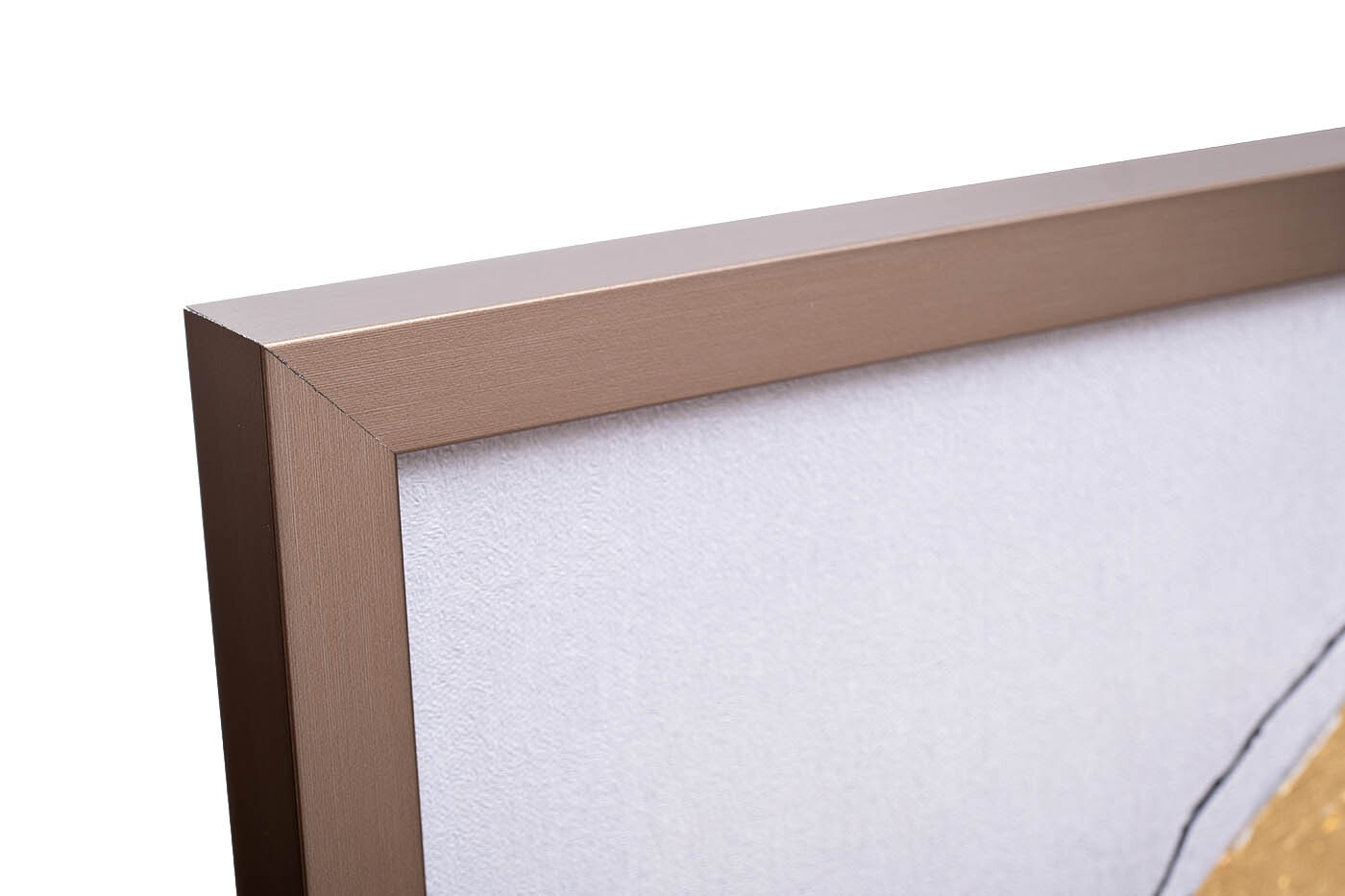 Холст Затмение-2 в багете латунь Garda Decor 89VOR-ZATMENIE-2